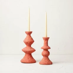 Tall Clay Taper Candle Holder Red - Opalhouse™ Designed With Jungalow™ -Haven Decor Shop GUEST 030eda6c 85df 45b9 bbc4 07bae42656d4