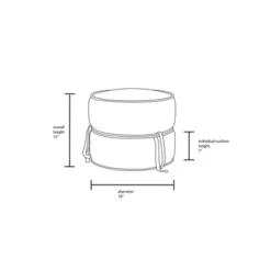 Olivia Round Pouf Rust - Opalhouse™ Designed With Jungalow™ -Haven Decor Shop GUEST 2dec2442 055a 49e6 a91f e3a92174e078