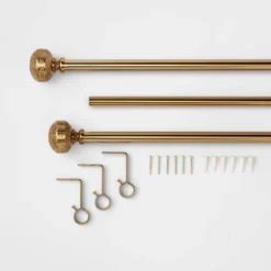 Stamped Metal Knob Curtain Rod - Opalhouse™