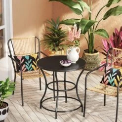Nolina 27.5" Round Bistro Patio Dining Table, Outdoor Furniture - Opalhouse™ Designed With Jungalow™ 9 Nolina 27.5" Round Bistro Patio Dining Table, Outdoor Furniture - Opalhouse™ Designed With Jungalow™ -Haven Decor Shop GUEST 3363aca5 e699 4998 bc21 d67f9efa61c4