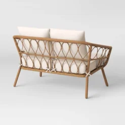 Britanna Patio Loveseat, Outdoor Furniture - Natural - Opalhouse™ -Haven Decor Shop GUEST 3e5f70ee 1fe6 4751 87aa 639e042763e5