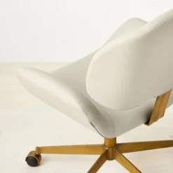 Mahonia Faux Leather Office Chair Cream/Aged Brass - Opalhouse™ Designed With Jungalow™ 9 Mahonia Faux Leather Office Chair Cream/Aged Brass - Opalhouse™ Designed With Jungalow™ -Haven Decor Shop GUEST 3f7c3942 9986 4909 9772 5880d96ce1e9