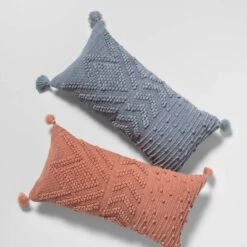 Oversize Embroidered Textured Lumbar Throw Pillow - Opalhouse™ -Haven Decor Shop GUEST 412a54b4 ac2e 4867 9a69 457e185d6f3e