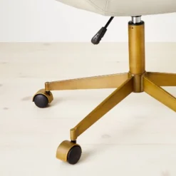 Mahonia Faux Leather Office Chair Cream/Aged Brass - Opalhouse™ Designed With Jungalow™ 10 Mahonia Faux Leather Office Chair Cream/Aged Brass - Opalhouse™ Designed With Jungalow™ -Haven Decor Shop GUEST 54b73936 5a21 4274 b154 b09db58cca94