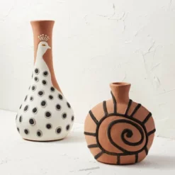 Spiral Shell Terracotta Vase Brown - Opalhouse™ Designed With Jungalow™ -Haven Decor Shop GUEST 5c2b58ed 0b3f 454c 91fa 9f37f0275e13