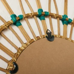 30" Dia Rattan Mirror With Cotton Cord - Opalhouse™ Designed With Jungalow™ -Haven Decor Shop GUEST 609e683e 9806 4ac4 8a85 94ad2e7f6e22