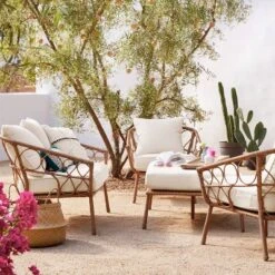 2pc Britanna Outdoor Patio Chairs, Club Chairs Natural - Opalhouse™ -Haven Decor Shop GUEST 6385c2ea 6b29 41a9 8f22 4a71cfddc595