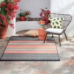 5' X 7' Outdoor Rug Multi Stripe Global Pink - Opalhouse™ 5 5' X 7' Outdoor Rug Multi Stripe Global Pink - Opalhouse™ -Haven Decor Shop GUEST 849a4c76 29c9 486c a953 a03150bdac10
