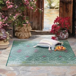 5' X 7' Outdoor Rug Global Aqua - Opalhouse™ -Haven Decor Shop GUEST 936c44a1 952b 47a4 8745 a9387e952bdc