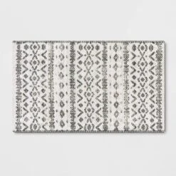 Diamond Printed Accent Aztec Rug Black - Opalhouse™ -Haven Decor Shop GUEST 9a5f0d3a 6dc0 4cc2 a7e1 7c16bb3d54a2