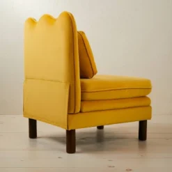 Bencia Slipper Chair Mustard - Opalhouse™ Designed With Jungalow™ -Haven Decor Shop GUEST a0cf3891 5fcb 4e49 b2aa 64b42fb9e215