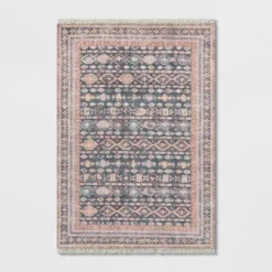 Alexandra Floral Printed Border Persian Rug Blush - Opalhouse™ -Haven Decor Shop GUEST b64cccec 5c26 44cb bb19 1be2036f9757