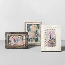 5" X 7" Scratched Bone Photo Frame Light Brown - Opalhouse™ -Haven Decor Shop GUEST d208eaa2 2cc2 41d8 828d 4840fa5472f7