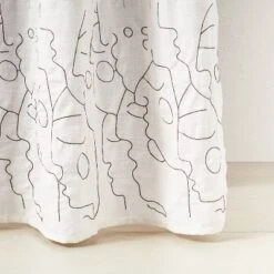 In This Together Shower Curtain White - Opalhouse™ Designed With Jungalow™ -Haven Decor Shop GUEST d2a7877a d4db 4b9e ad97 8fecab59e560