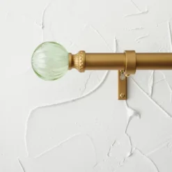 Faux Jade Ball Curtain Rod Brass - Opalhouse™ Designed With Jungalow™ 5 Faux Jade Ball Curtain Rod Brass - Opalhouse™ Designed With Jungalow™ -Haven Decor Shop GUEST d7507ef0 fa5a 4b13 920f 0c72746f2e61