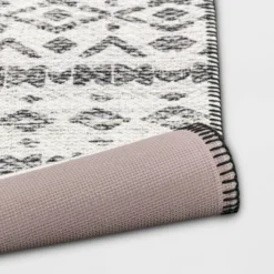 Diamond Printed Accent Aztec Rug Black - Opalhouse™ -Haven Decor Shop GUEST e3046680 f1c2 4786 85e6 13127e4d5137