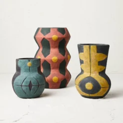 Medium Geo Pattern Vase Yellow - Opalhouse™ Designed With Jungalow™ -Haven Decor Shop GUEST ffdfb76e 4af7 4a2f bf54 eb82c22ddd07 1